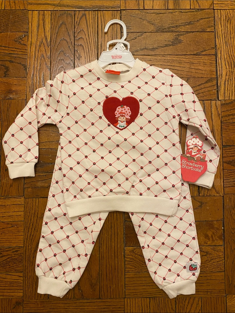 Strawberry Shortcake Cream & Red Kids Two- Piece Set